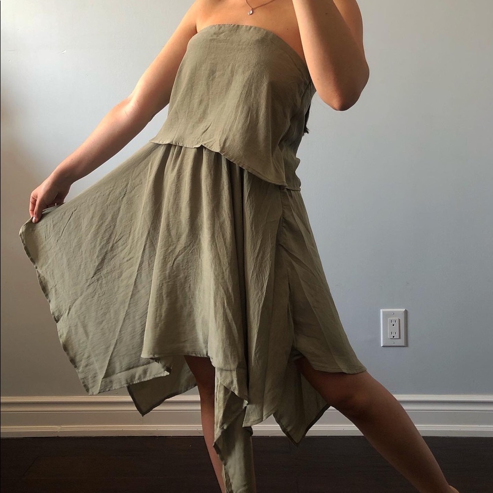 NWT Girl and the Sun | khaki Dress